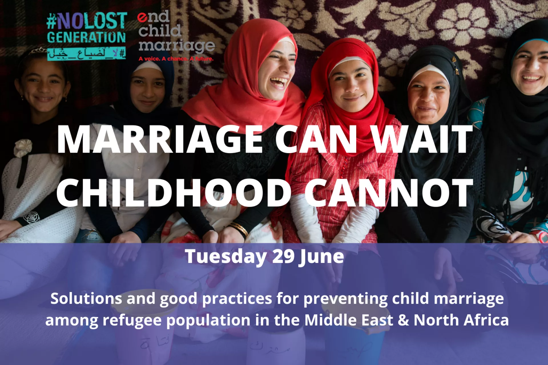 Child marriage webinar invitation NLG UNFPA-UNICEF