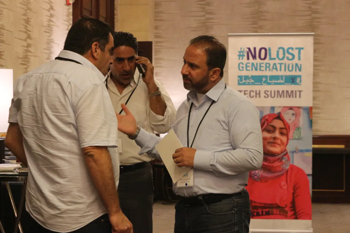 Participants speaking 