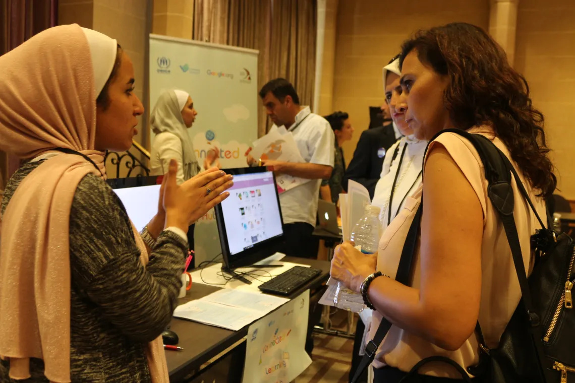 Participants speaking 
