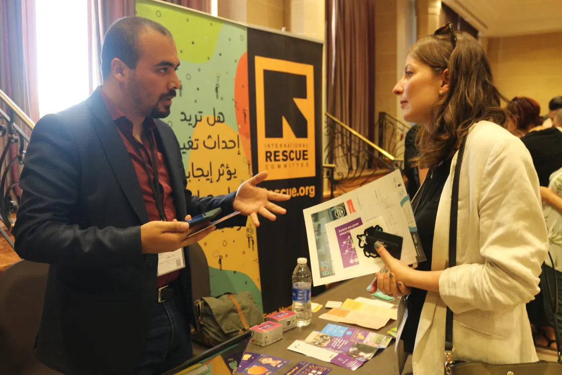 Participants speaking 