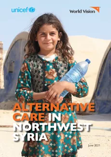 The WaSH project implemented in northwest Syria enabled adults and children like little Yasmeen* to drink clean water whenever they want without worrying about its availability.