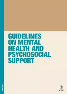 Guidelines on mental health and psychosocial support cover