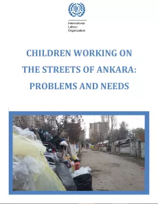 The cover shows a picture of an informal settlement in Ankara in the bottom half of the page