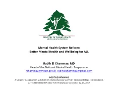 Positive Pathways event - Mental health system reform cover