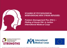 Scaling up psychological interventions with Syrian refugees Powerpoint cover