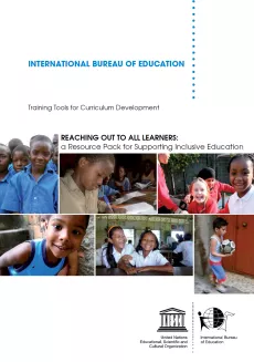 The cover includes six pictures of children learning all around the world