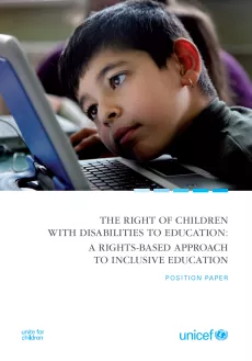 The cover includes a picture of a young boy reading on a laptop screen